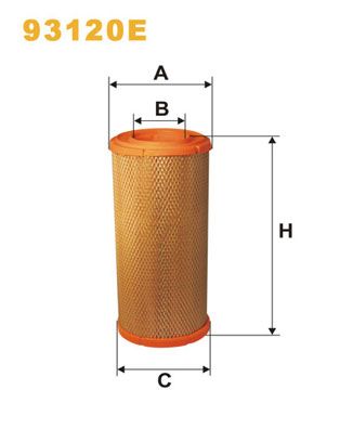 WIX FILTERS Ilmansuodatin 93120E